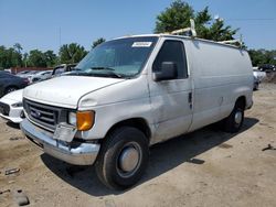 Salvage cars for sale at Baltimore, MD auction: 2003 Ford Econoline E250 Van