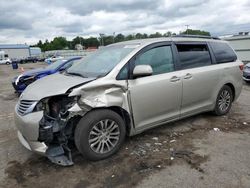 Salvage cars for sale at Pennsburg, PA auction: 2016 Toyota Sienna XLE