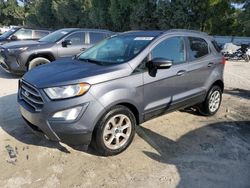 Salvage cars for sale at Ocala, FL auction: 2018 Ford Ecosport SE