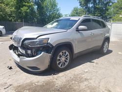 Jeep salvage cars for sale: 2019 Jeep Cherokee Latitude