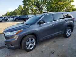 Salvage cars for sale at Bridgeton, MO auction: 2016 Toyota Highlander Limited