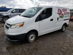 Salvage cars for sale from Copart Woodhaven, MI: 2015 Chevrolet City Express LT
