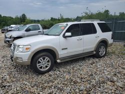 Salvage cars for sale at Candia, NH auction: 2007 Ford Explorer Eddie Bauer