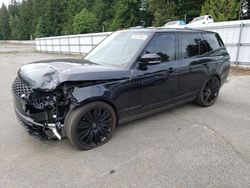 Salvage cars for sale from Copart Arlington, WA: 2018 Land Rover Range Rover Supercharged