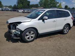 Salvage cars for sale at Finksburg, MD auction: 2015 Subaru Forester 2.5I Premium