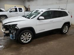 Jeep salvage cars for sale: 2017 Jeep Cherokee Limited