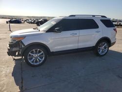 Salvage cars for sale at Grand Prairie, TX auction: 2013 Ford Explorer XLT