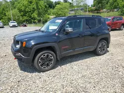 Salvage cars for sale at West Mifflin, PA auction: 2017 Jeep Renegade Trailhawk