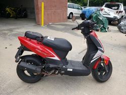 Salvage motorcycles for sale at North Billerica, MA auction: 2021 Kymco Usa Inc Agility 50