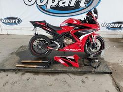 Salvage motorcycles for sale at Grand Prairie, TX auction: 2022 Honda CBR500 RA