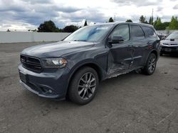 Salvage cars for sale at Portland, OR auction: 2018 Dodge Durango GT