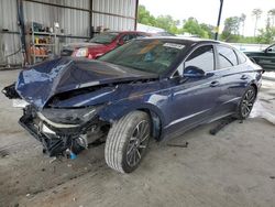 Salvage cars for sale from Copart Cartersville, GA: 2022 Hyundai Sonata Limited