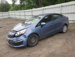 Salvage cars for sale at Center Rutland, VT auction: 2016 KIA Rio LX