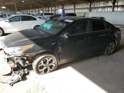 KIA Forte salvage cars for sale: 2019 KIA Forte FE