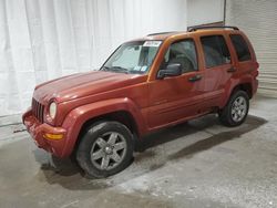 Salvage cars for sale at Leroy, NY auction: 2002 Jeep Liberty Limited