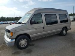 Ford salvage cars for sale: 2002 Ford Econoline E150 Van