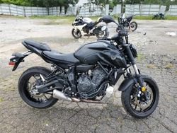 Salvage cars for sale from Copart Gainesville, GA: 2022 Yamaha MT07