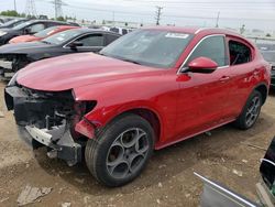 Salvage cars for sale at Elgin, IL auction: 2018 Alfa Romeo Stelvio