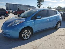 Nissan Leaf sv salvage cars for sale: 2012 Nissan Leaf SV