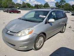 Salvage cars for sale at Madisonville, TN auction: 2008 Toyota Sienna XLE
