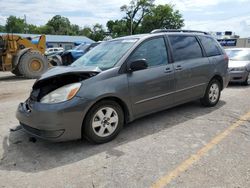 Salvage cars for sale at auction: 2004 Toyota Sienna CE