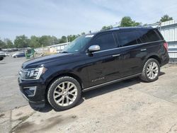 Salvage cars for sale at Grantville, PA auction: 2019 Ford Expedition Platinum