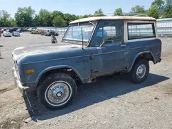 Vehiculos salvage en venta de Copart Grantville, PA: 1971 Ford Bronco