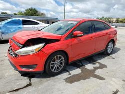 Salvage cars for sale at Orlando, FL auction: 2015 Ford Focus SE