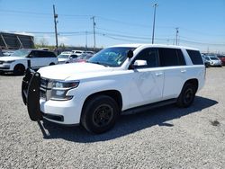 Chevrolet Tahoe Police salvage cars for sale: 2017 Chevrolet Tahoe Police