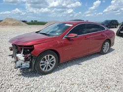 Chevrolet salvage cars for sale: 2016 Chevrolet Malibu LT