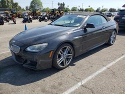 Salvage cars for sale at Van Nuys, CA auction: 2015 BMW 650 I