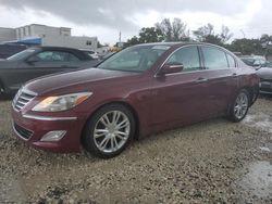 Salvage cars for sale from Copart Opa Locka, FL: 2012 Hyundai Genesis 3.8L