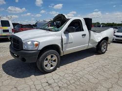 Salvage cars for sale from Copart Indianapolis, IN: 2007 Dodge RAM 1500 ST