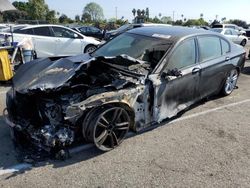 Salvage cars for sale from Copart Van Nuys, CA: 2015 BMW 750 LI