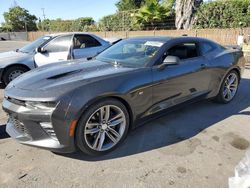 Salvage cars for sale from Copart San Martin, CA: 2017 Chevrolet Camaro SS