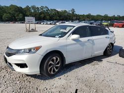 Salvage cars for sale from Copart Houston, TX: 2016 Honda Accord EXL