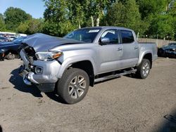 Toyota Tacoma salvage cars for sale: 2017 Toyota Tacoma Double Cab