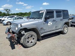 Vehiculos salvage en venta de Copart Des Moines, IA: 2015 Jeep Wrangler Unlimited Sport