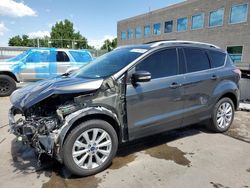 Ford Escape Vehiculos salvage en venta: 2017 Ford Escape Titanium