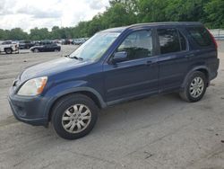 Salvage cars for sale from Copart Ellwood City, PA: 2006 Honda CR-V EX