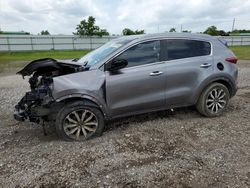 Salvage cars for sale from Copart Houston, TX: 2017 KIA Sportage EX