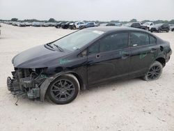 Salvage cars for sale at San Antonio, TX auction: 2014 Honda Civic LX