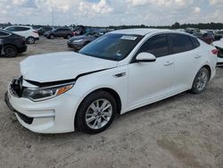 Salvage cars for sale from Copart Houston, TX: 2016 KIA Optima LX