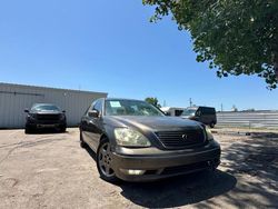 Salvage cars for sale at Grand Prairie, TX auction: 2004 Lexus LS 430