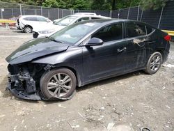 Salvage cars for sale at Waldorf, MD auction: 2018 Hyundai Elantra SEL