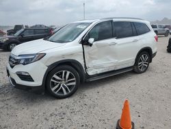 Salvage cars for sale at Houston, TX auction: 2018 Honda Pilot Elite