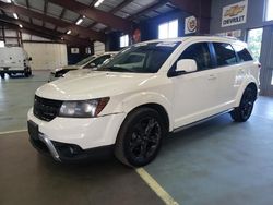 Salvage cars for sale from Copart East Granby, CT: 2018 Dodge Journey Crossroad