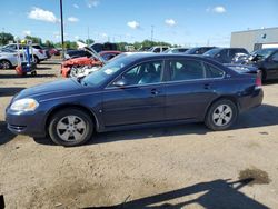 Chevrolet Impala 1lt Vehiculos salvage en venta: 2009 Chevrolet Impala 1LT