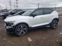Salvage cars for sale at Elgin, IL auction: 2021 Volvo XC40 T5 R-Design
