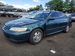 Honda Accord ex salvage cars for sale: 2002 Honda Accord EX